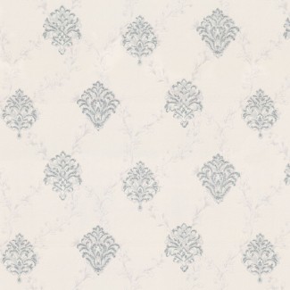 Обои мелкий Дамаск белый Euro Decor виниловые Romanov арт.7138-00 Обои мелкий Дамас