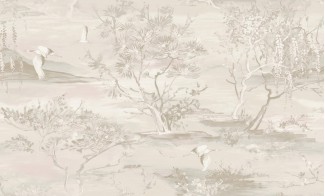 Обои бежевые с изображением природы SIRPI винил Пейзаж арт. 10372-04 Обои бежевые вимн