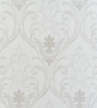 Обои белый вензел