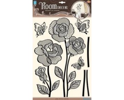 5891 POA Стикеры розочки