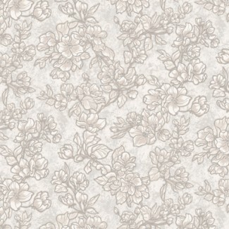 Обои виниловые бежевые с цветами  Антураж Jasmine арт. 168442-22 Бежевые обои с цв