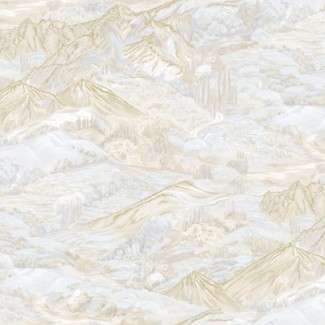 Обои горы на бежевом фоне Антураж винил Aspen арт. 168532-11 Обои горы на беже