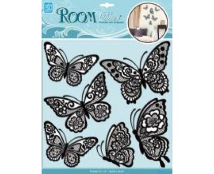 CBA 1401 (мерцающие бабочки – черные)