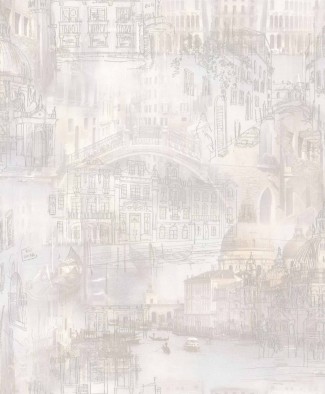 Обои бежевые виниловые города Артекс Сан-Марко арт. 10091-02 Бежевые виниловые