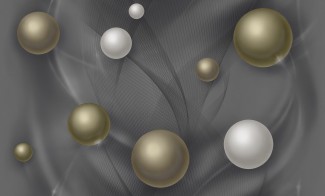 Обои планеты на сером фоне Freedom "Уран" арт. 10497-05 Обои планеты на с