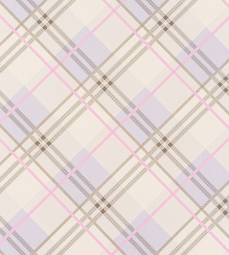 Обои в клетку на бежевом фоне Артекс винил Модница арт. 10294-01 Обои в клетку на
