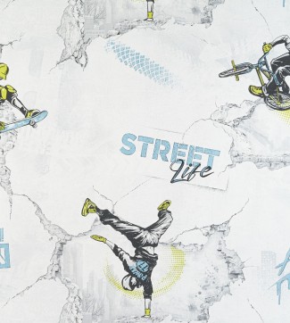 Обои белые график