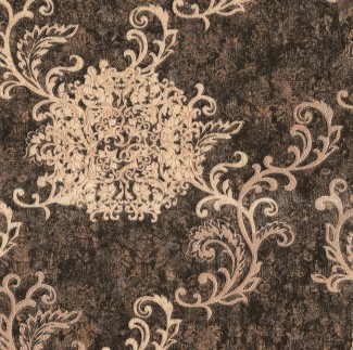 Обои черные флизелиновые классика Евро Декор Marco арт.7115-22 Черные флизелинов