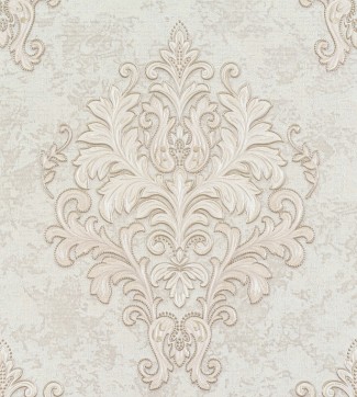 Обои зеленые флизелиновые с рисунком дамаск арт 10506-04 Обои зеленые флиз