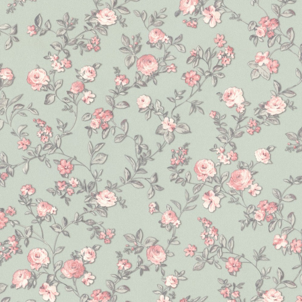 Обои цветы на сером фоне Floral арт. 9132-11