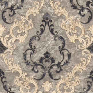 Обои коричневый дамаск Domus виниловые арт. 7169-12 Обои коричневый д