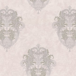 Обои Дамаск на бежевом фоне Euro Decor виниловые Prince арт.9116-21 Обои Дамаск на бе