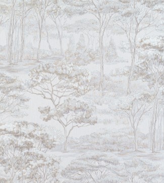 Обои деревья на сером фоне виниловые Артекс OVK Design Волшебный лес арт. 10604-02 Обои деревья на с