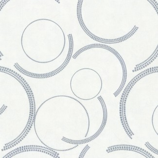 Обои кольца на белом фоне Ornamy Diva арт. 8035-00 Обои кольца на бе