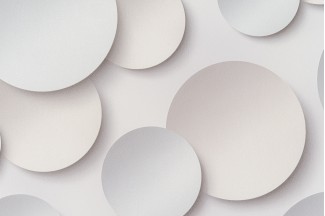 Обои виниловые серые геометрия Артекс Круги арт. 10360-03 Серые обои с геом