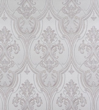 Обои виниловые серый дамаск Jasper Летиция арт. 10553-03 Обои виниловые се