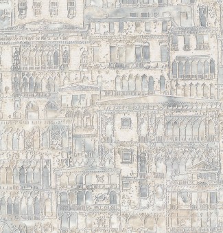 9144-11 Palazzo Ducale Обои Винил Горячего Тиснения Города 9144-11 Palazzo D