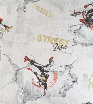 Обои серые график