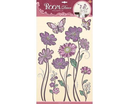 6843 POA Стикеры цветочная поляна