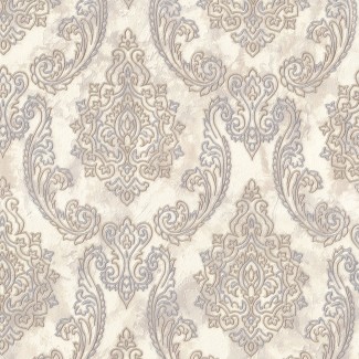 Обои серые Евро Декор виниловые на флизелиновой основе - Aisha арт. 9065-17 Серые обои Евро Д