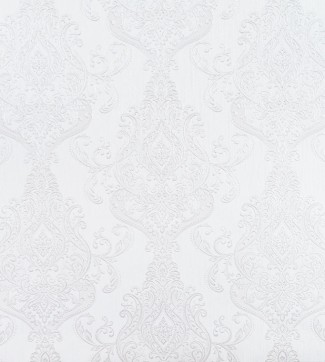 Обои белые крупный Дамаск Freedom Долорес арт. 10609-01 Обои белые крупны