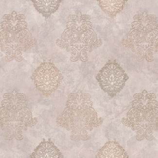 Обои Дамаск бежевый Euro Decor виниловые Allegra арт.910621 Обои Дамаск бежев