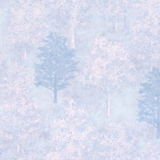 Обои деревья на голубом фоне Euro Decor виниловые Altai арт.9108-08 Обои деревья на г