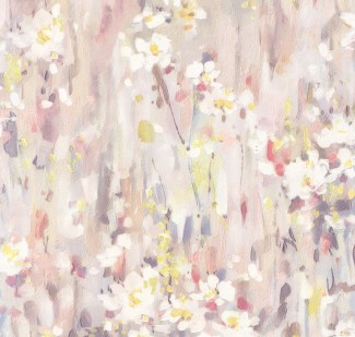 Обои серые с цветами Euro Decor виниловые Mone арт. 7126-11 Виниловые обои с