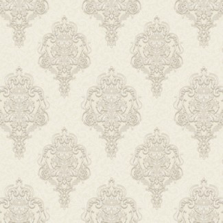 Обои бежевый дамаск Антураж Hermitage виниловые арт. AN8614-24 Обои бежевый дама