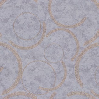 Обои кольца на сером фоне Ornamy Diva арт. 8035-23 Обои кольца на се