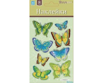 LCHPA 05010  (бабочки изумрудные  мини)
