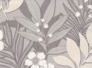 Обои серые с цветами Deco-Deco Mia арт. 6009-11 Обои виниловые се