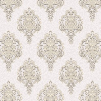 Обои бежевый дамаск Антураж Hermitage виниловые арт. AN8614-25 Обои бежевый дама