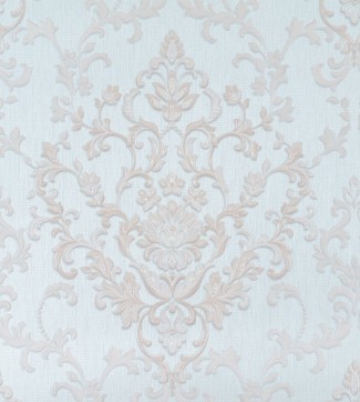 Обои голубые флизелиновые с рисунком дамаск арт 10402-04 Обои голубые флиз