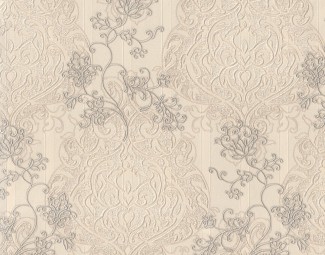 Обои жёлтые евро Декор винил горячего тиснения Pompadour арт. 7102-21 Желтые классическ