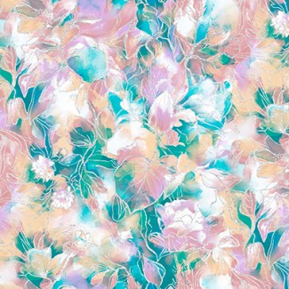 Обои виниловые большие цветы на бежевом фоне Антураж Monica арт. 168502-24 Большие цветы на