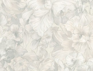 Обои серые с крупными цветами Евро Декор винил Laguna арт. 8009-02 Серые виниловые о