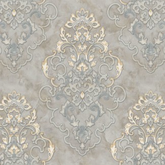 9156-23 Rococo Обои Винил Горячего Тиснения Дамаск 9156-23 Rococo Об