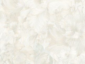 Обои белые с крупными цветами Евро Декор винил Laguna арт. 8009-010 Белые виниловые о
