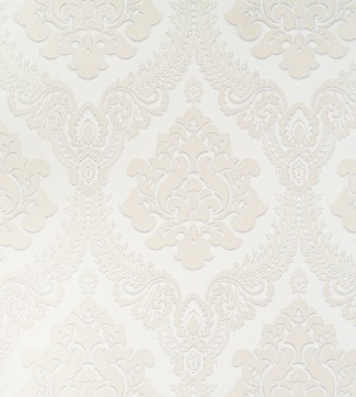 Обои дамаск белый Артекс Фабиана арт. 10661-01 Обои дамаск белый
