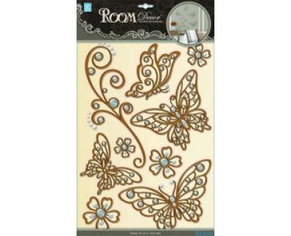 POA 5801 (бабочки ажурные золото)