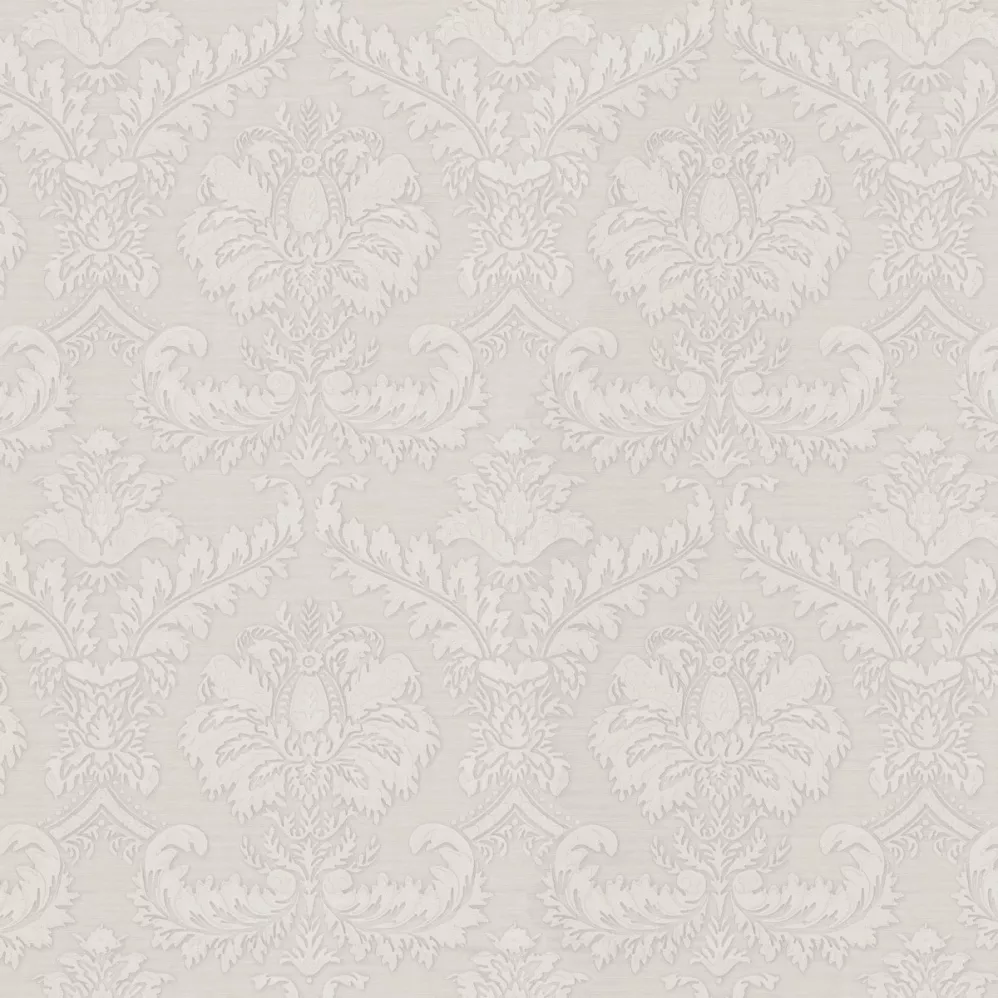 Обои серый дамаск Euro Decor виниловые Opus  арт.6028-11